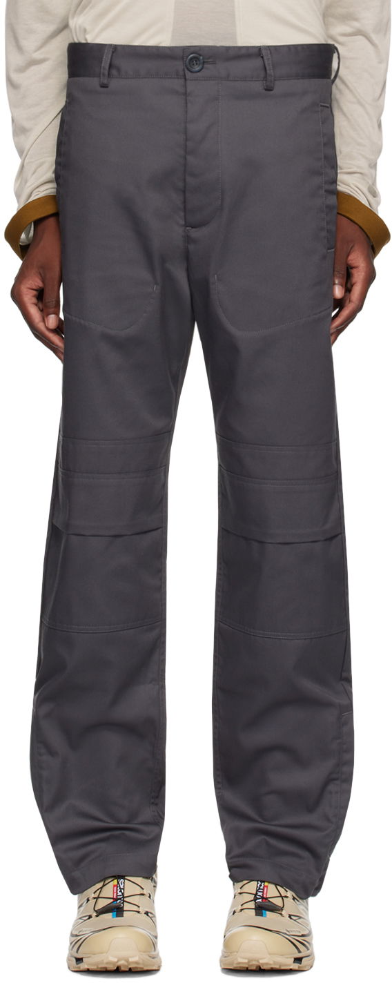 Housut Ranra Gunmetal Gummi Trousers Harmaa | AMFW24TP02510