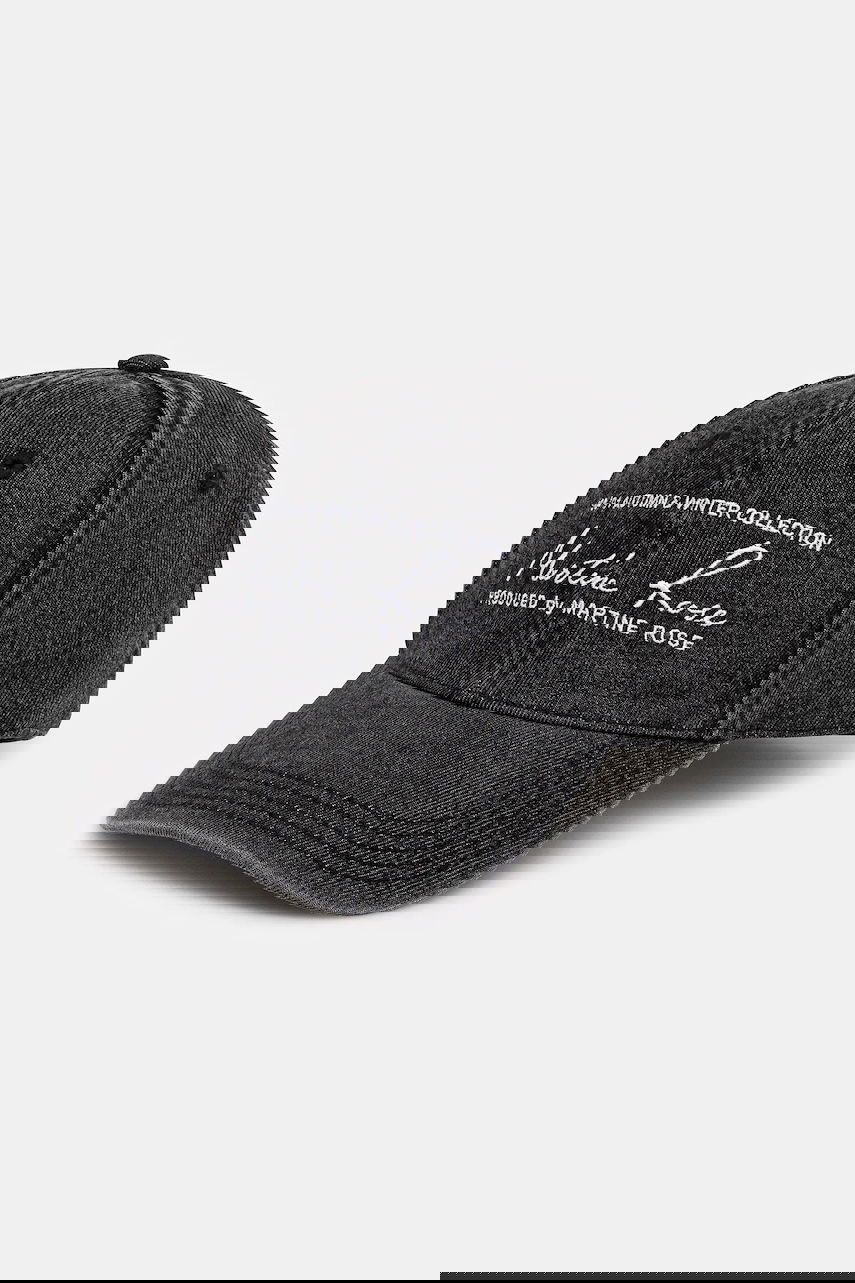 Korkki Martine Rose Martine Rose Signature Baseball Cap Musta | 1134WP14002, 0