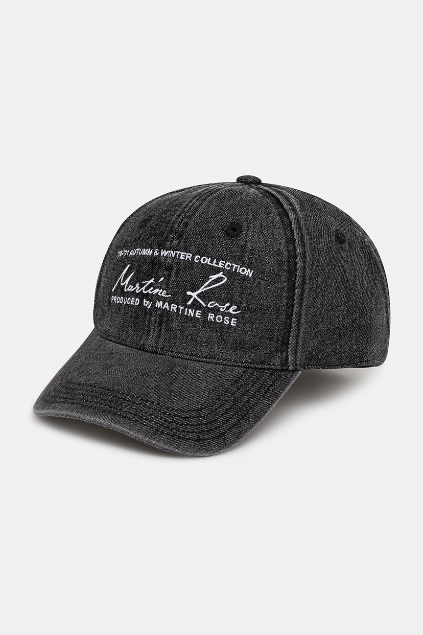 Korkki Martine Rose Martine Rose Signature Baseball Cap Musta | 1134WP14002
