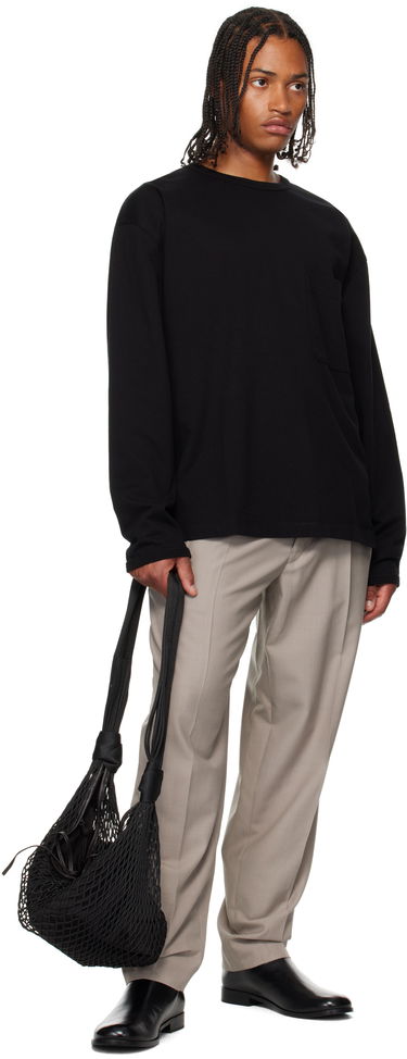 T-paita LEMAIRE LEMAIRE Boxy Pocket Tee Musta | TO1340 LJ1022, 3