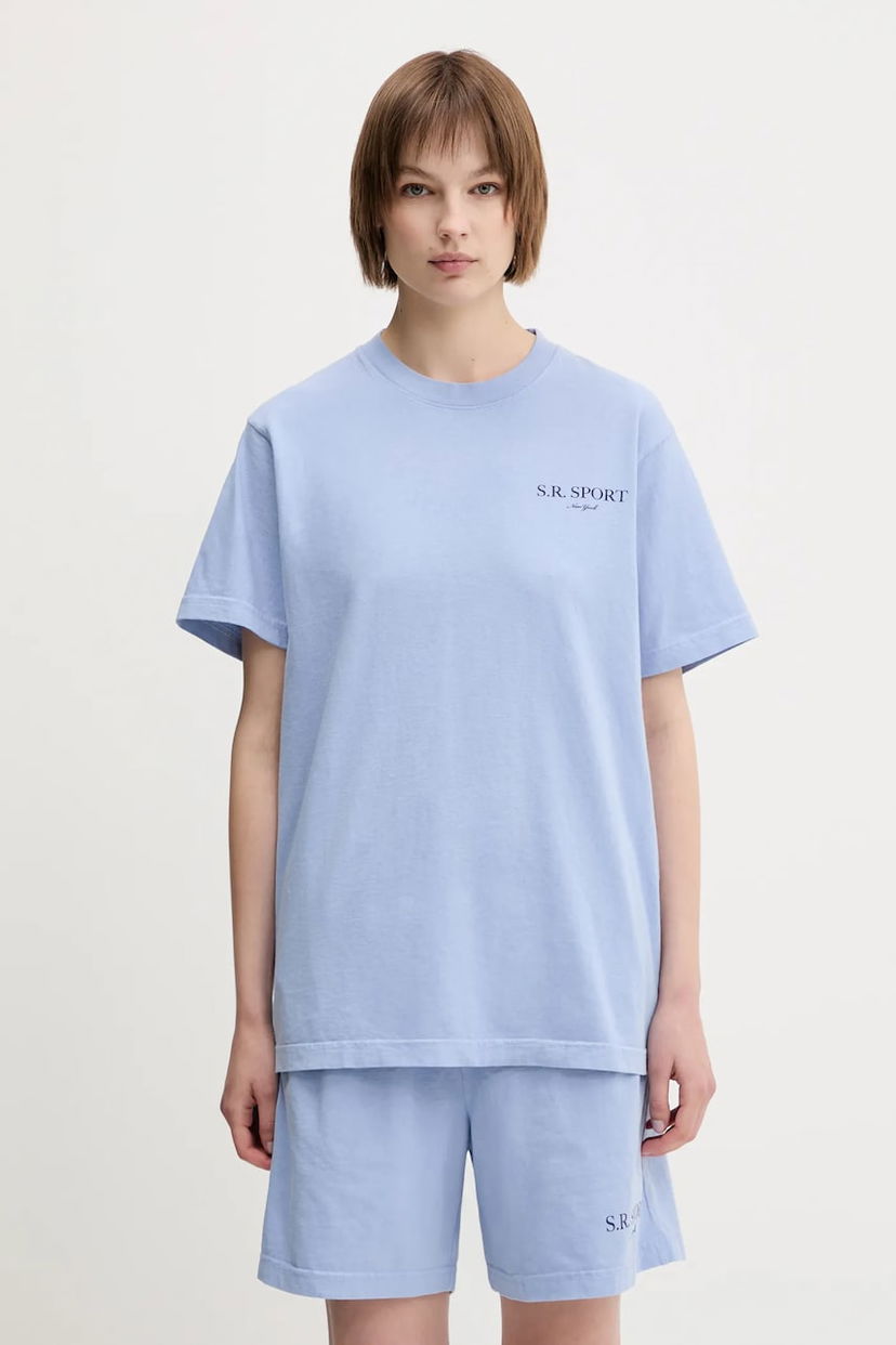 T-paita Sporty & Rich Sporty & Rich Wimbledon T-Shirt and Shorts Set Sininen | TO043612201BL59
