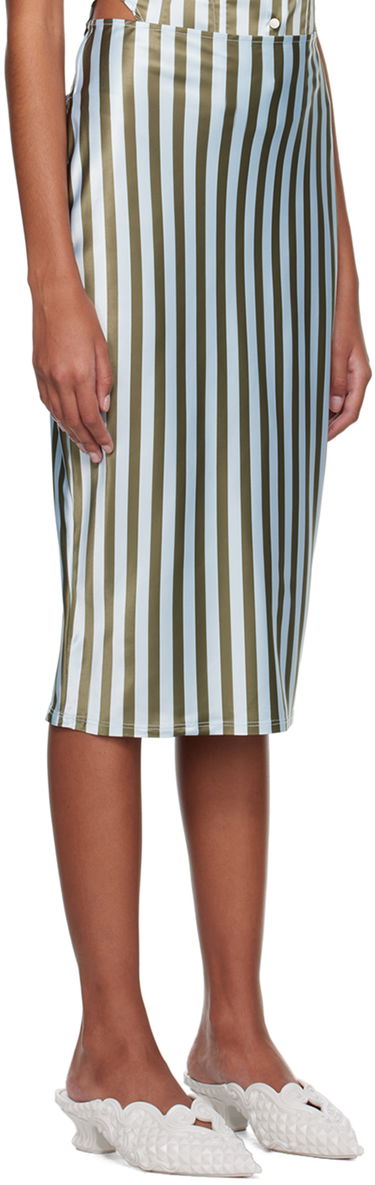 Hame Miaou Miaou Verona Striped Midi Skirt Sininen | 4033SS3DVG, 1