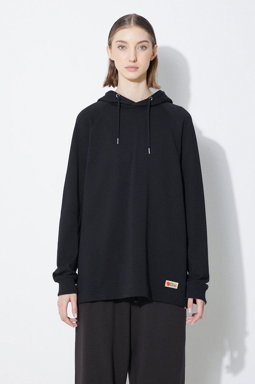 Huppari FJÄLLRÄVEN Vardag Hoodie Musta | F86987.550