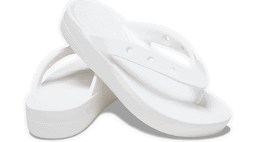 Tennarit ja kengät Crocs Classic Platform Flips Valkoinen | 207714-100, 1