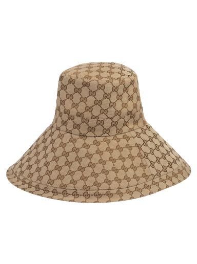 Hattu Gucci GG Canvas Wide Brim Hat Beige | 631958 KQW00 9700