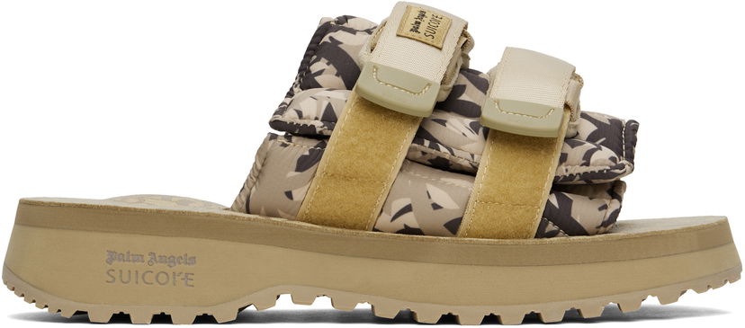Asusteet Palm Angels Palm Angels Suicoke Edition Moto-P Sandals Beige | PWIH030F24FAB0026061