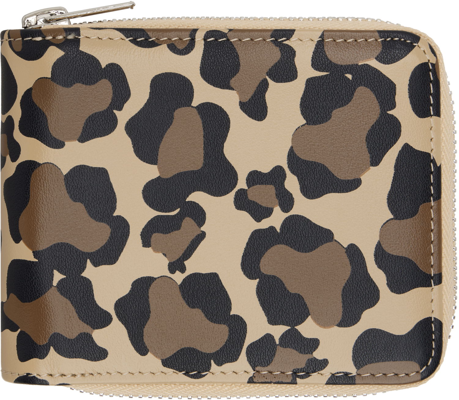 Lompakko BBC IceCream ICECREAM Leopard Print Zip Wallet Beige | IC25164, 0