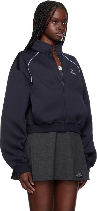 Bomber-takki We11done We11done Sporty Selldone Track Jacket Tummansininen | WD-TJ1-25-832-W-NV, 1