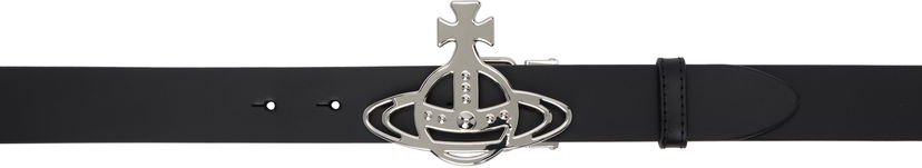 Vyöt Vivienne Westwood Vivienne Westwood Line Orb Buckle Belt Musta | 82010071U-L009X-