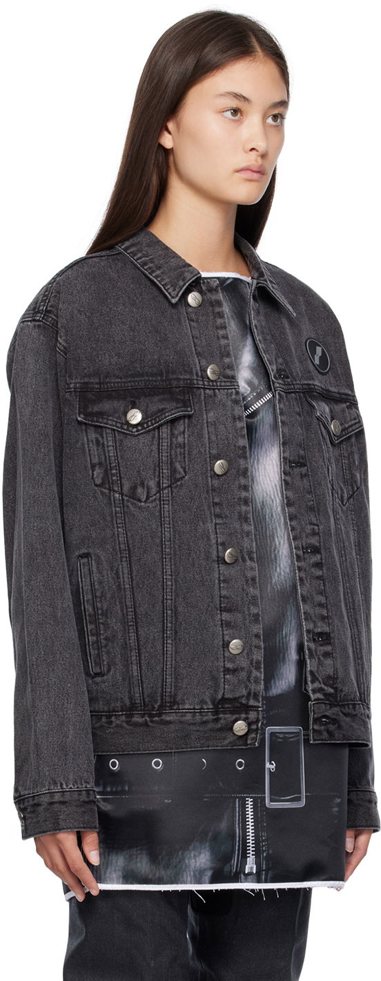 Takki We11done We11done Faded Denim Jacket Musta | WD-DJ4-20-017-U-WB, 1