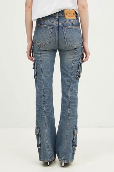 Jeans Fiorucci Multipocket Flared High Waist Jeans Sininen | U01FMDJE083DN01DN02, 2