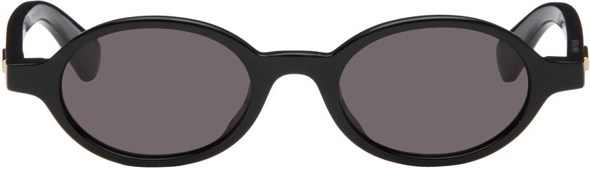 Aurinkolasit Bottega Veneta Bottega Veneta Classic Oval Sunglasses Musta | BV1388S-001