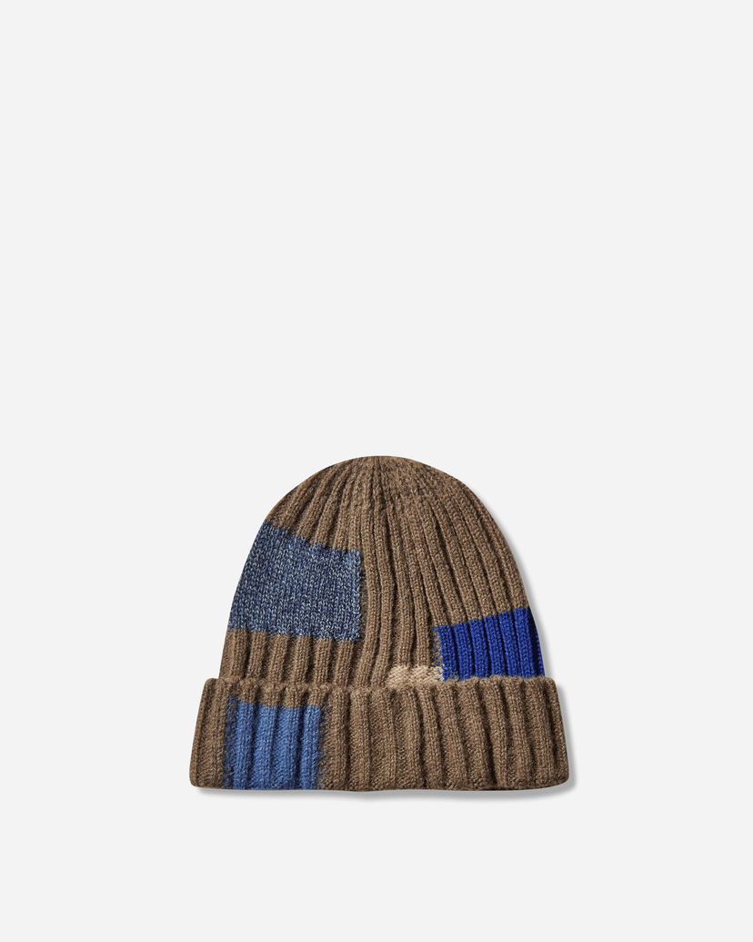 Pipo KAPITAL Wool Patchwork Ribbed Knit Beanie Monivärinen | EK-1510XH GRAY