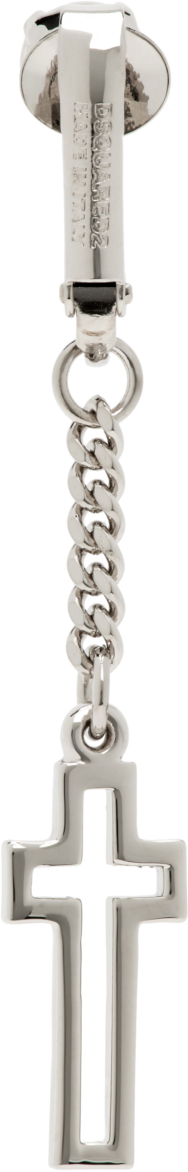 Korvakorut DSQUARED2 Dsquared2 Clip-On Cross Earring Metallinen | ERM0064_37201104_F124