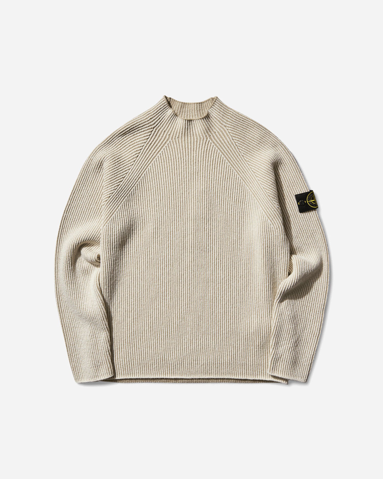 Villapaita Stone Island Wool Mock Neck Sweater Beige | K2S15-5100023-S00L7 V0093, 1