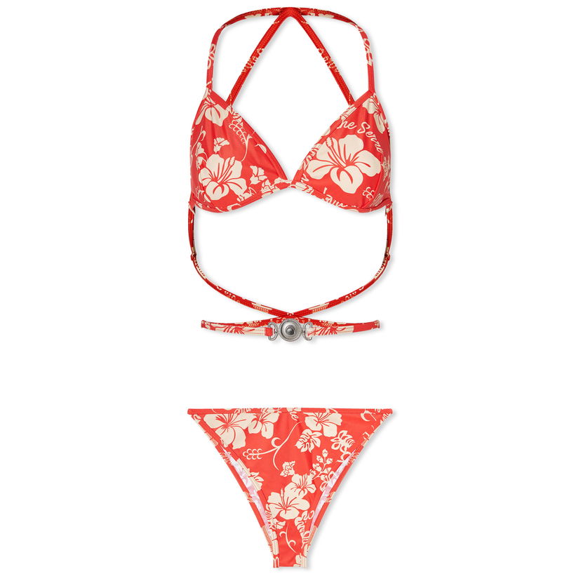 Uimapuvut Marine Serre Floral Print Bikini in Punainen | WSW002-RD10