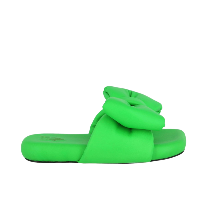 Tennarit ja kengät Off-White Nappa Extra Padded Slipper Green W Vihreä | OWIC005S22LEA0015500