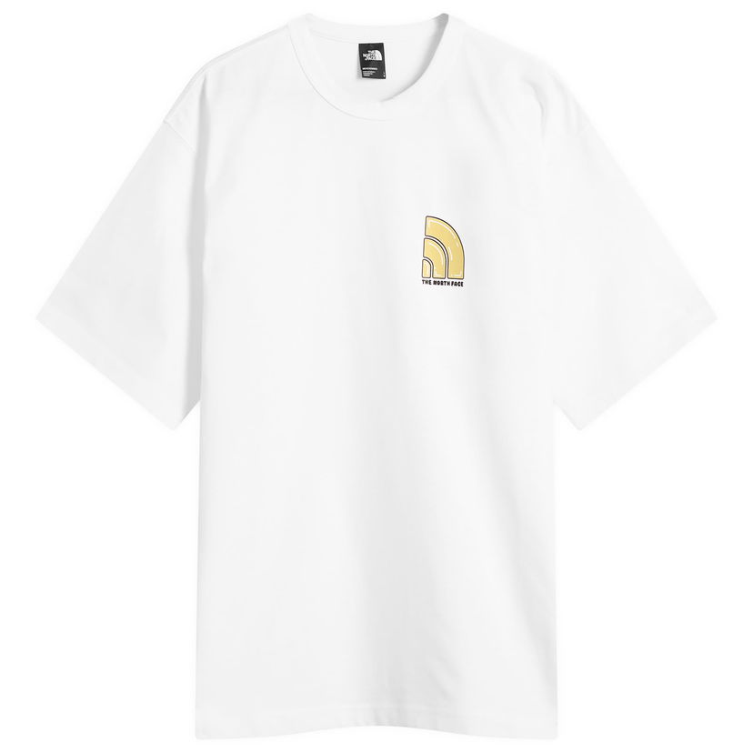 T-paita The North Face Men's Bubble Logo Relaxed T-Shirt, Size Small Valkoinen | NF0A8F2RFN4