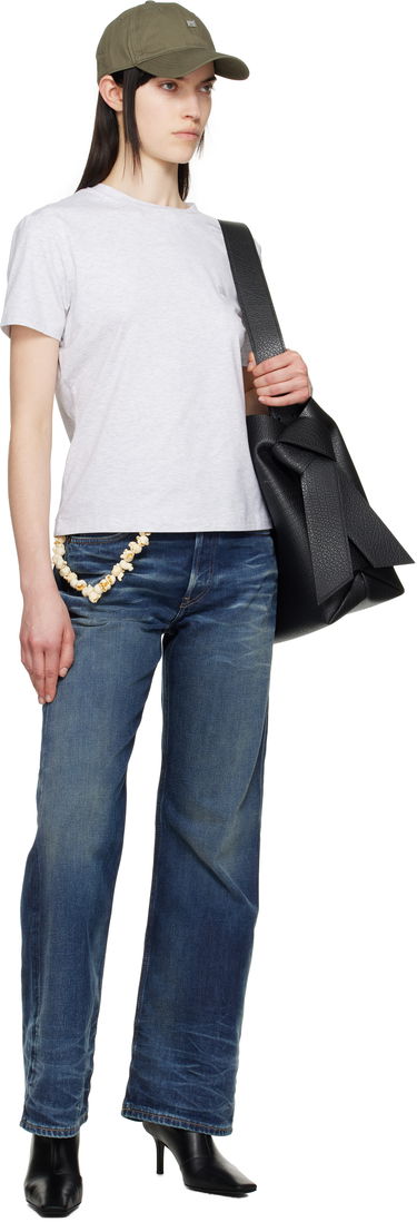 T-paita Acne Studios Acne Studios Regular Fit T-Shirt Harmaa | CL0308-, 3