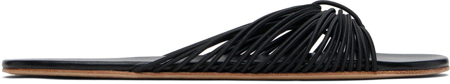 Asusteet The Row The Row Sara Slide Sandals Musta | F1617-W180, 0