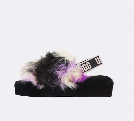 Tennarit ja kengät UGG Fluff Yeah Slide Musta | 1117326-MGNL