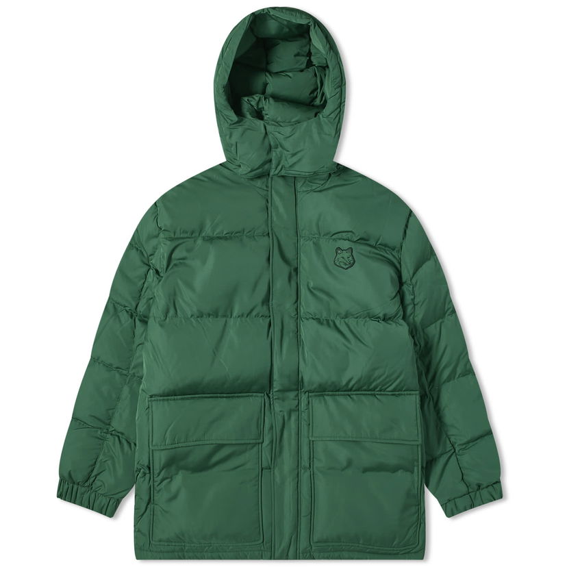 Huppari MAISON KITSUNÉ Tonal Fox Head Patch Hoodie Vihreä | LM02204WQ4016-P399