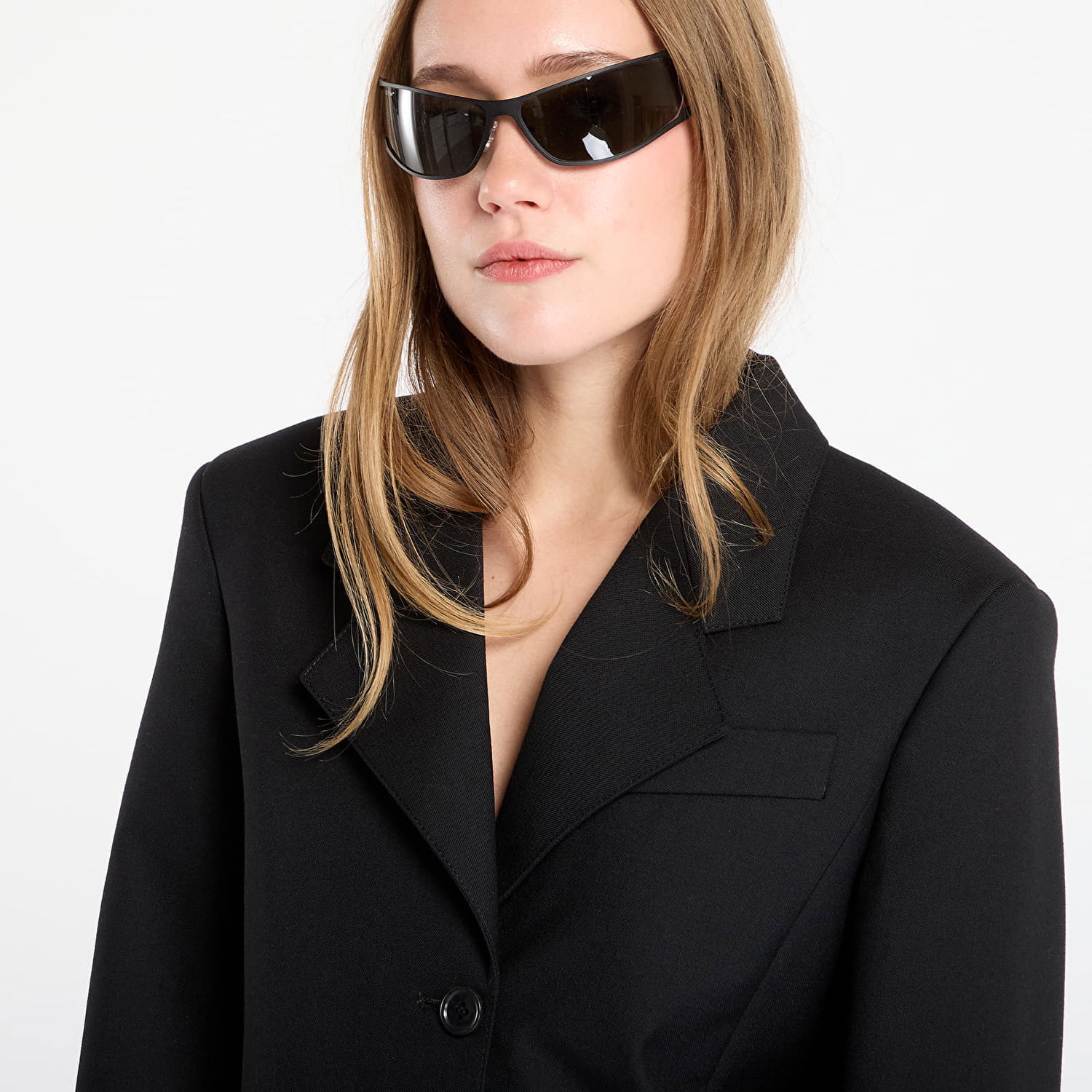 Takki Off-White Big Bookish Crop Jacket Musta | OWEF12LF25FAB0011047, 1