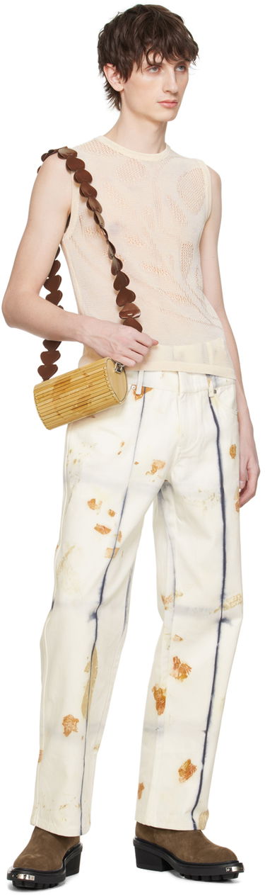 Käsilaukku Feng Chen Wang Feng Chen Wang Heart Shaped Bamboo Bag Beige | FUS17AC05, 3