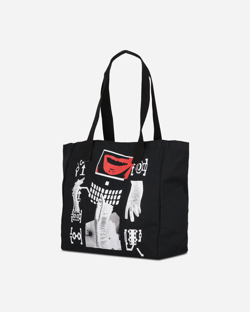 Kangaskassi Cav Empt Lips Display Tote Bag Musta | CES28G07 BLACK