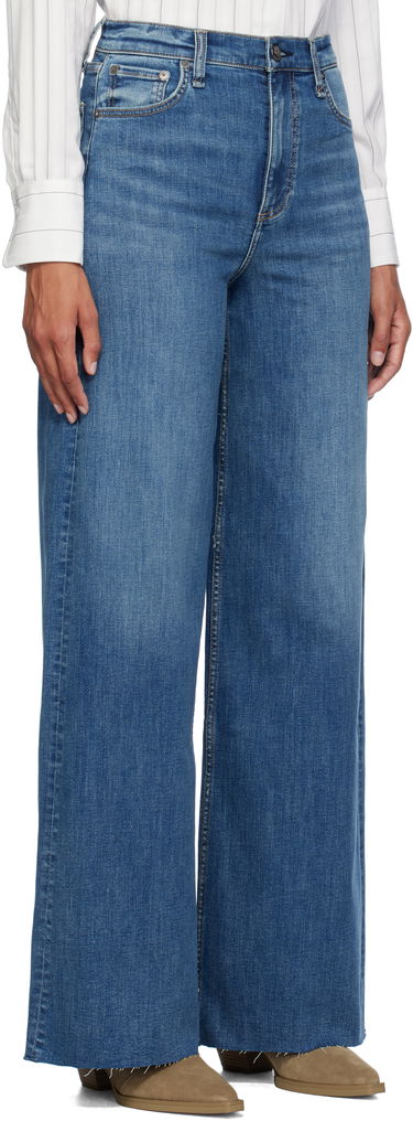 Jeans rag & bone Rag & Bone Flexi Sofie Wide-Leg Jeans Sininen | WDD24F2952FUWI, 1