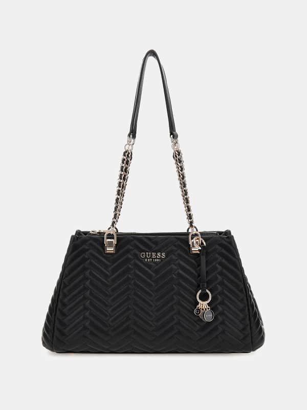 Käsilaukku GUESS Quilted Shopper Bag Musta | HWQG9508090