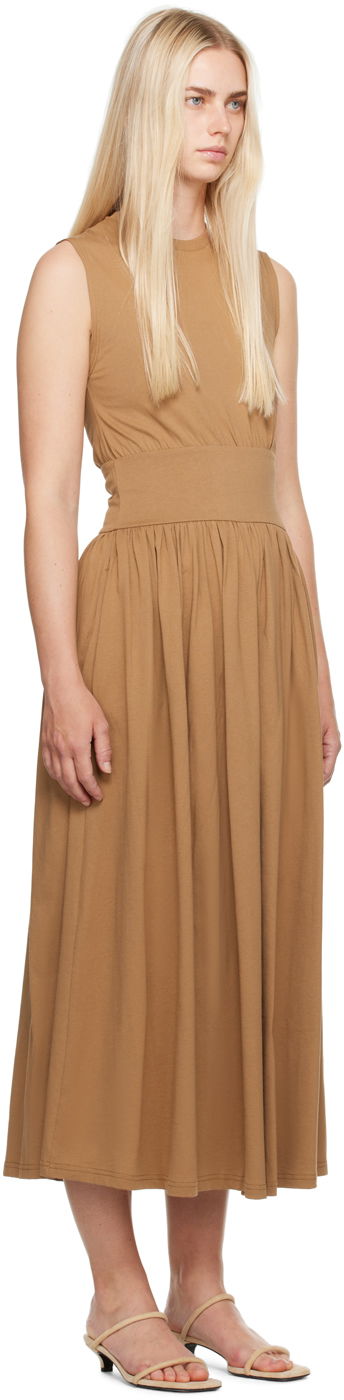Mekko TOTEME Sleeveless Midi Dress Musta | 242-WRD1783-FB0093, 4