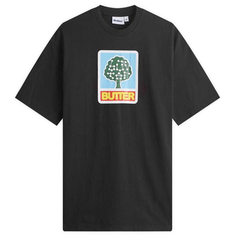 T-paita Butter Goods Growth T-Shirt Musta | BGQ224D20404