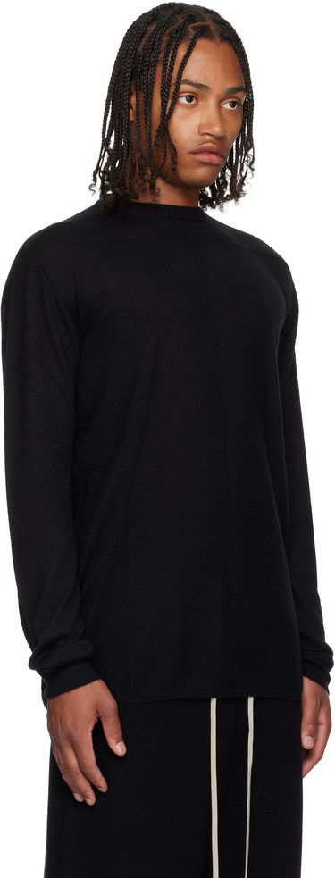 Villapaita Rick Owens Rick Owens Concordians Oversized Level Sweater Musta | RU02E1627 WSL, 1