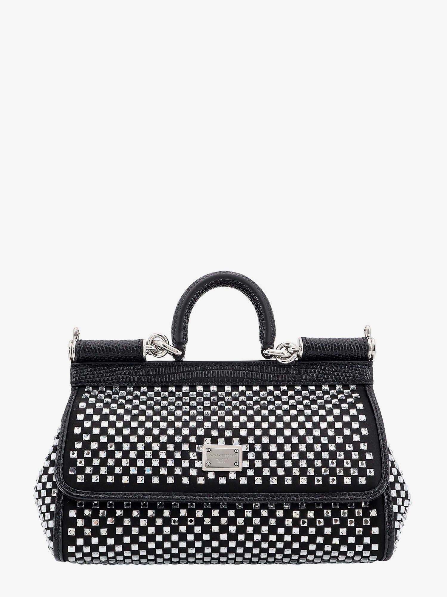 Käsilaukku Dolce & Gabbana Handbag With Crystals Musta | BB7116AP6028S488, 0