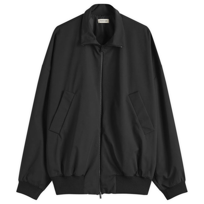 Bomber-takki Fear of God Fear Of God High Neck Technical Track Jacket, Size Medium Musta | FGE230-327PON-001