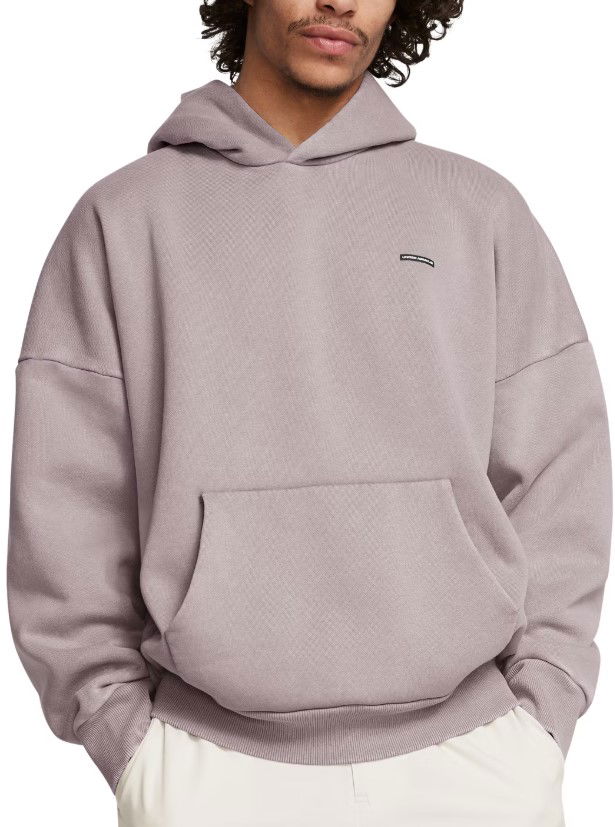 Huppari Under Armour Under Armour Icon Fleece Wash Hoodie Violetti | 1386552-015