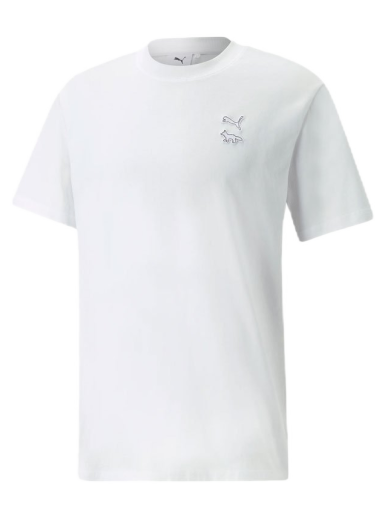 T-paita Puma Mainson Kitsuné x Tee Valkoinen | 532327-02