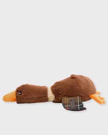 Keräilykelpoinen Barbour Plush Duck Toy with Plaid Detail Ruskea | DAC0117BR11, 2