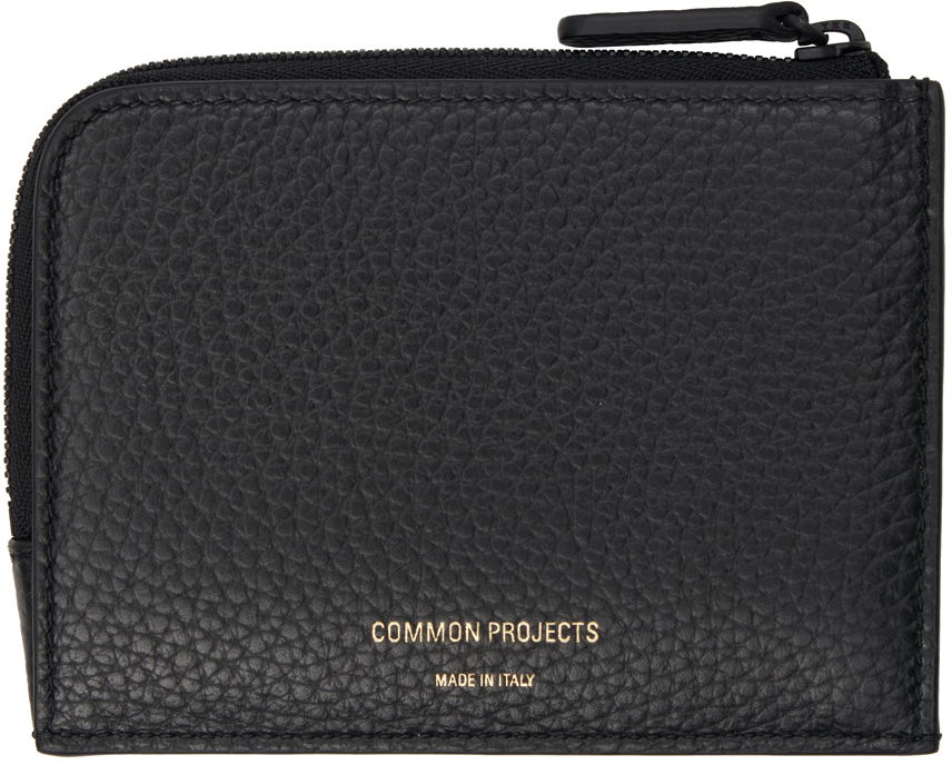 Lompakko Common Projects Black Zipper Wallet Musta | ARTICLE 9179, 0