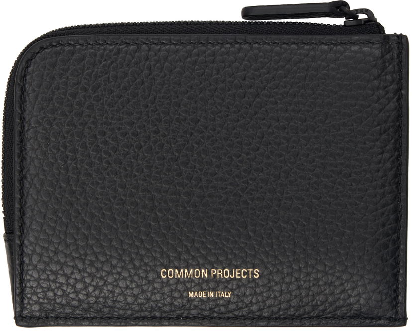 Lompakko Common Projects Black Zipper Wallet Musta | ARTICLE 9179