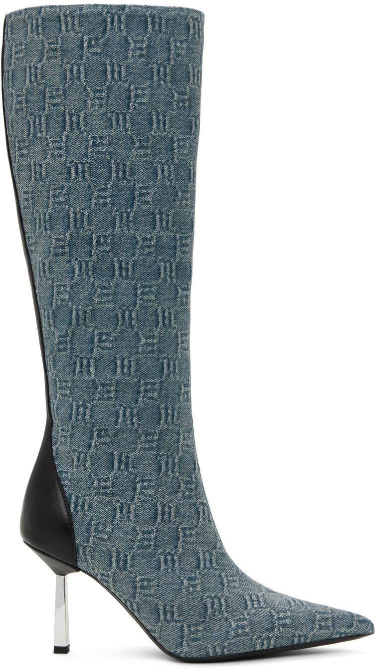 Vaatteet MISBHV MISBHV Sasha Denim Knee-High Boots Sininen | 240BW931