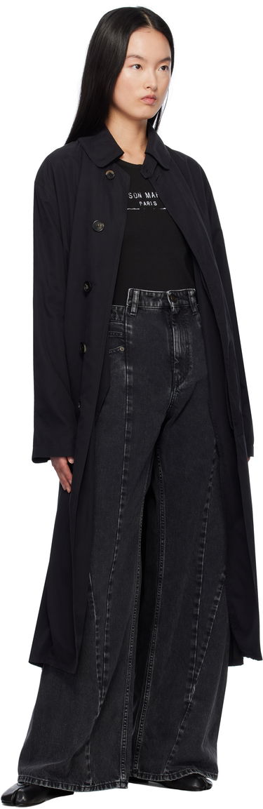 Takit Maison Margiela Black Peached Trench Coat Musta | S51AH0184 M35137, 3