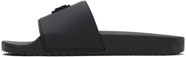 Tennarit ja kengät BOSS Hugo Contrast-Logo Strap Slides Musta | 50548671, 2
