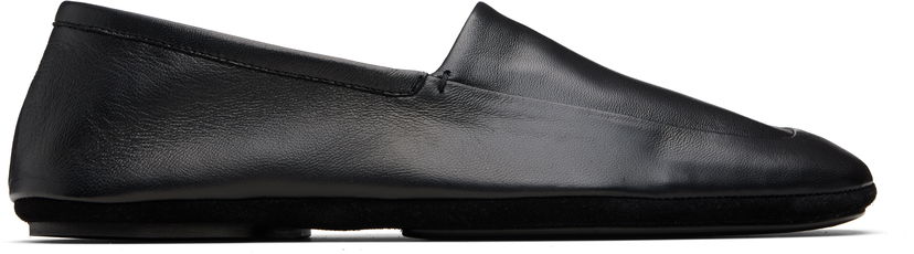 Tennarit ja kengät LEMAIRE Leather Indoor Slipper Loafers Musta | FO0231 LL0023