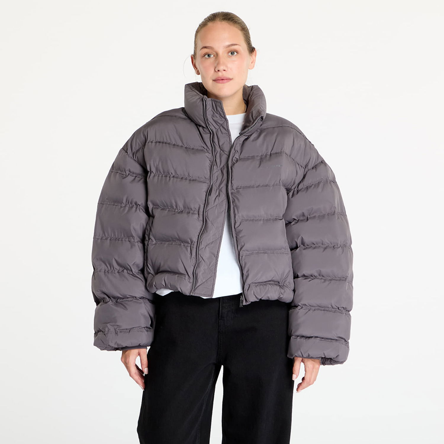 Puffer takki DAILY PAPER Sela Puffer Jacket Rabbit Grey Harmaa | 2421059, 0
