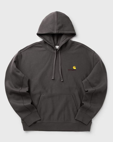 Huppari Carhartt WIP American Script Hooded Sweatshirt Harmaa | I028279-33C.XX, 1