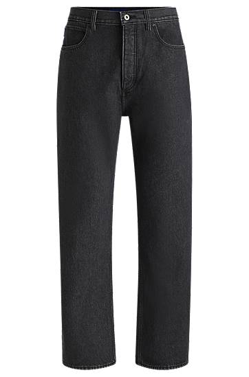 Jeans BOSS Baggy Stonewashed Jeans Musta | 50529183