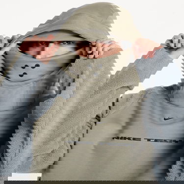 Huppari Nike Tech Boreas Oversized Hoodie with Balaclava Hood and Textured Panels Vihreä | IB3363-320, 1