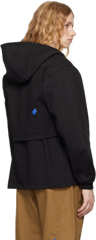 Huppari ADER ERROR Cropped Hoodie Musta | BN01FWHD0401BK, 2